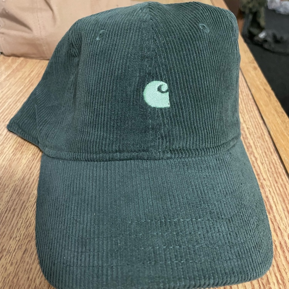 Green Suede Carhartt Hat